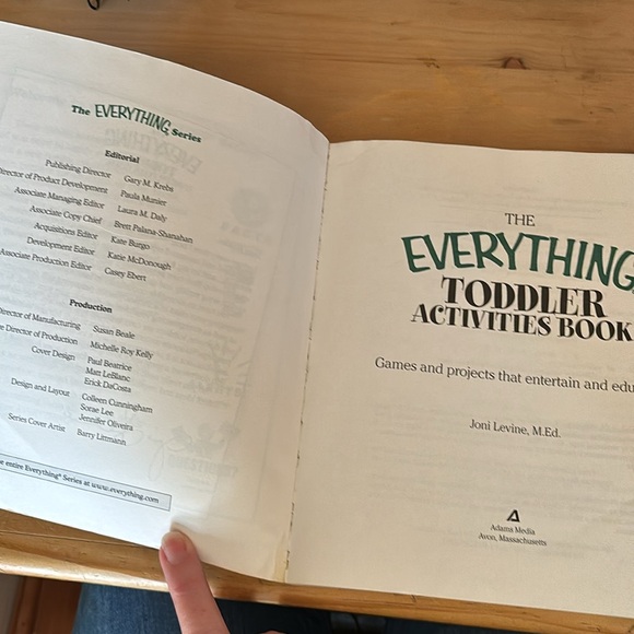“The Everything Toddler Activities Book” Games & Projects Joni Levine, M. Ed. - Picture 7 of 12